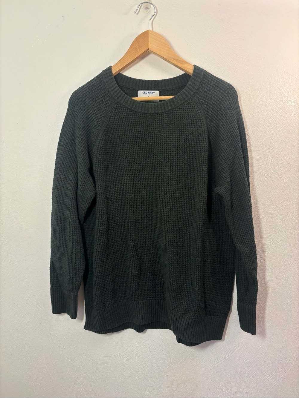 Old Navy Forest Green Crew Neck Sweater Size Large